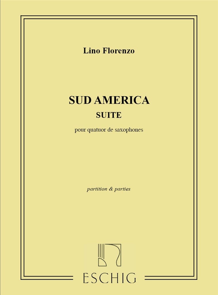 Sud America4 Saxophonespartition Et Materiel